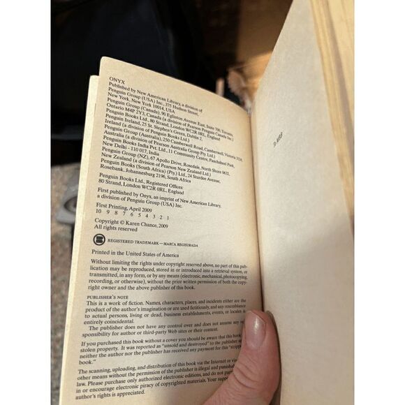 Karen Chance PB book lot of 3 Cassie Palmer Midnight's Daughter Embrace the Nigh - Picture 6 of 6